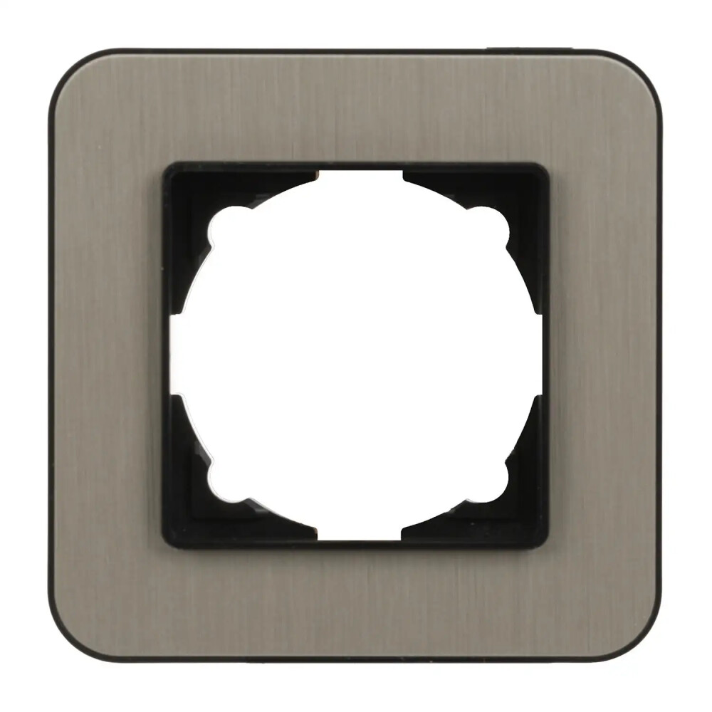 Radius Elements Tekli Çerçeve, Metalik Siyah / Bronze - Günsan Elektrik