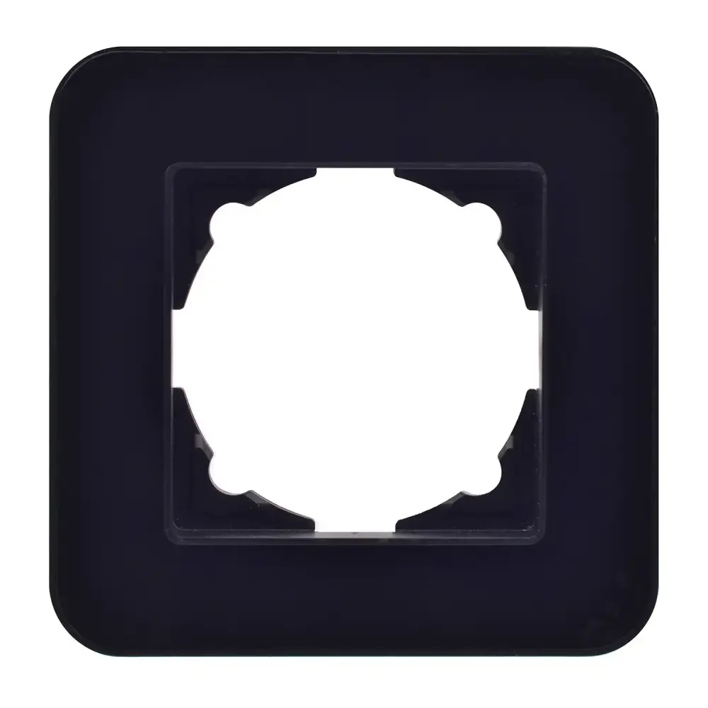 Radius Elements Tekli Çerçeve, Metalik Siyah / Jet Black - 1