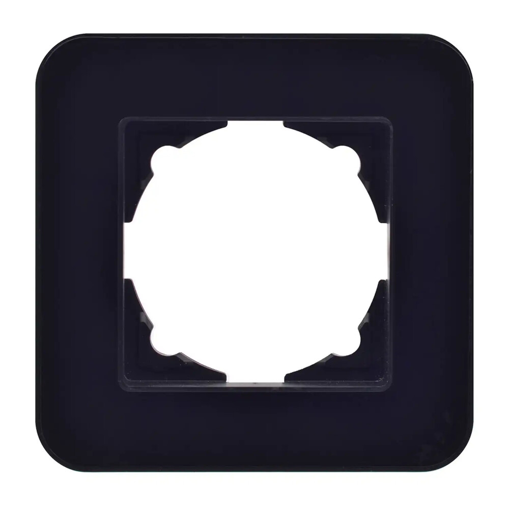 Radius Elements Tekli Çerçeve, Metalik Siyah / Jet Black - Günsan Elektrik