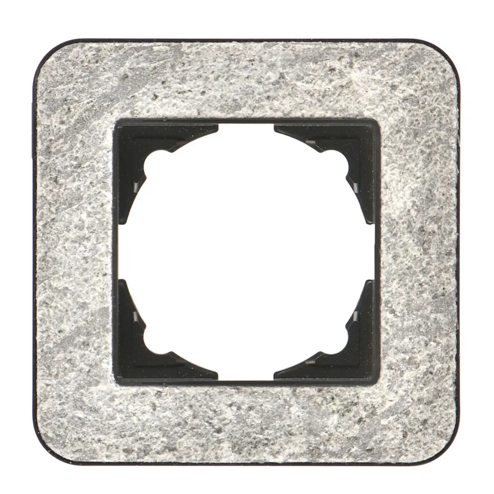 Radius Elements Tekli Çerçeve, Metalik Siyah / Silver Gray - Günsan Elektrik