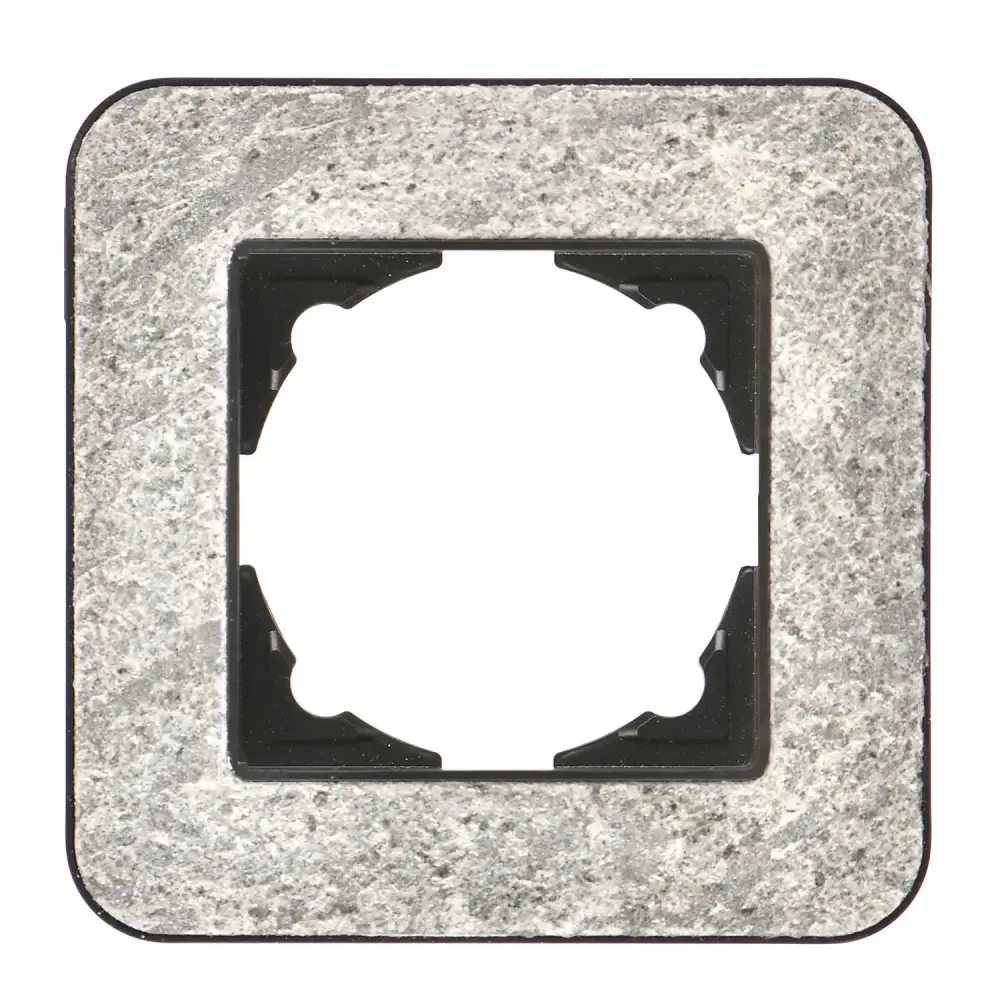 Radius Elements Tekli Çerçeve, Metalik Siyah / Silver Gray - 1