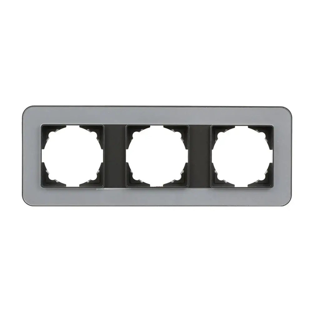 Radius Elements Üçlü Çerçeve, Füme / Pearl Silver - 1