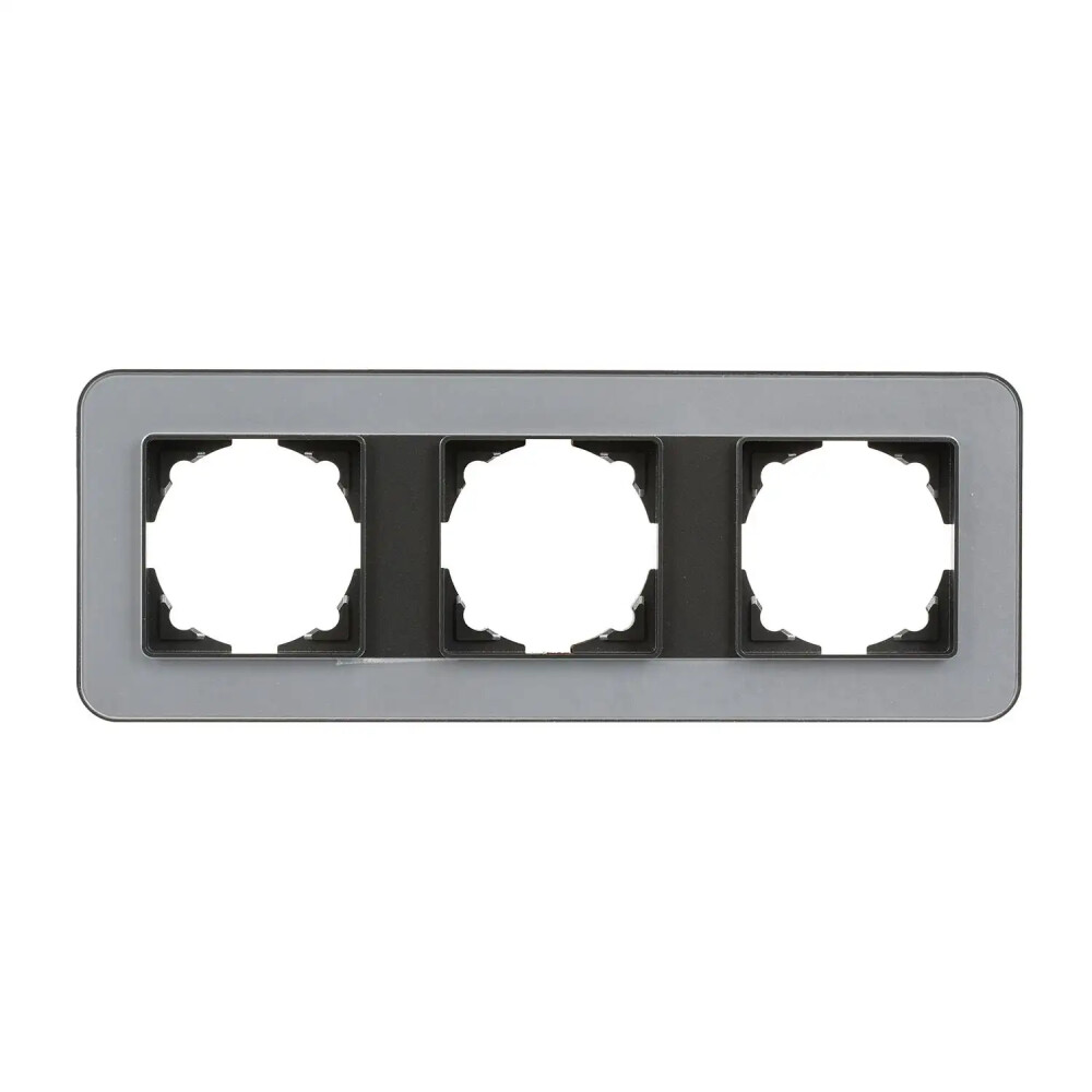 Radius Elements Üçlü Çerçeve, Füme / Pearl Silver - Günsan Elektrik
