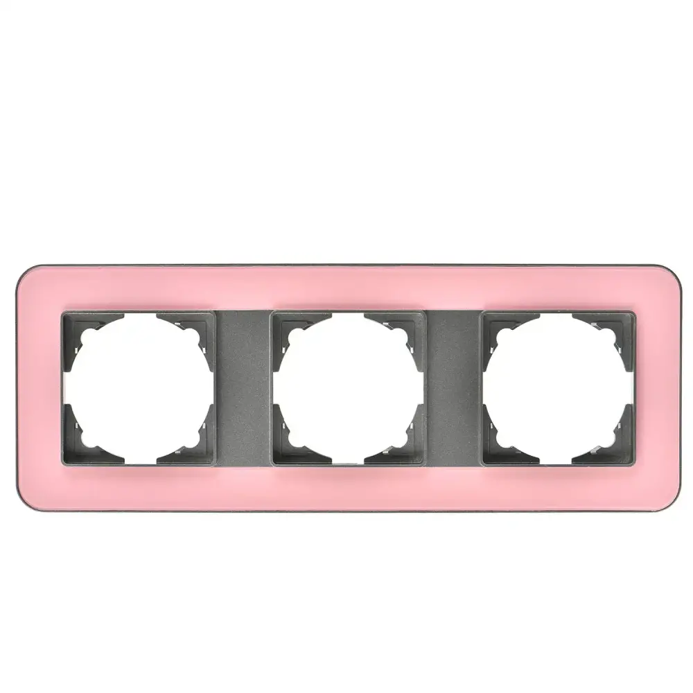 Radius Elements Üçlü Çerçeve, Füme / Powdery Pink - Günsan
