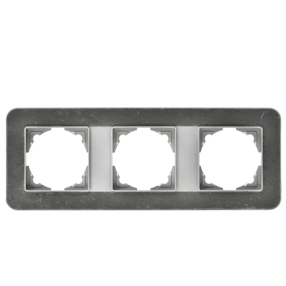 Radius Elements Üçlü Çerçeve, Gümüş / Black - Günsan
