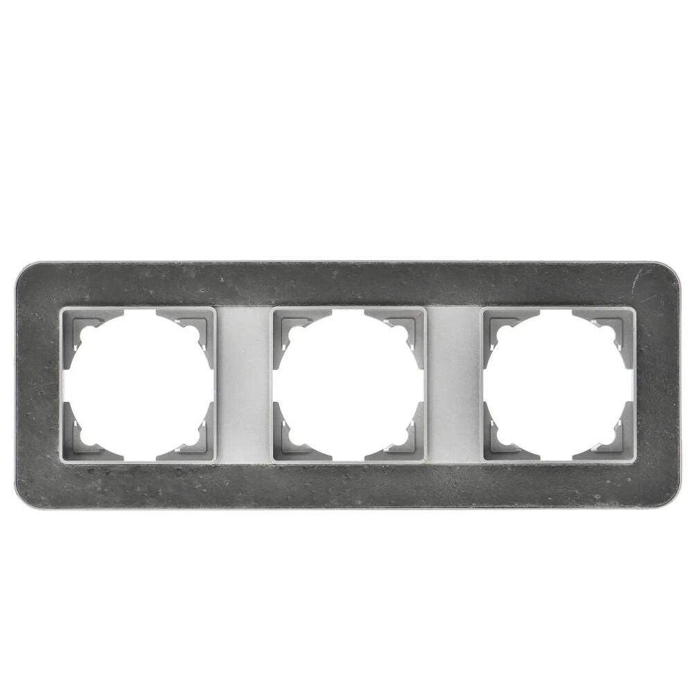 Radius Elements Üçlü Çerçeve, Gümüş / Black - Günsan Elektrik