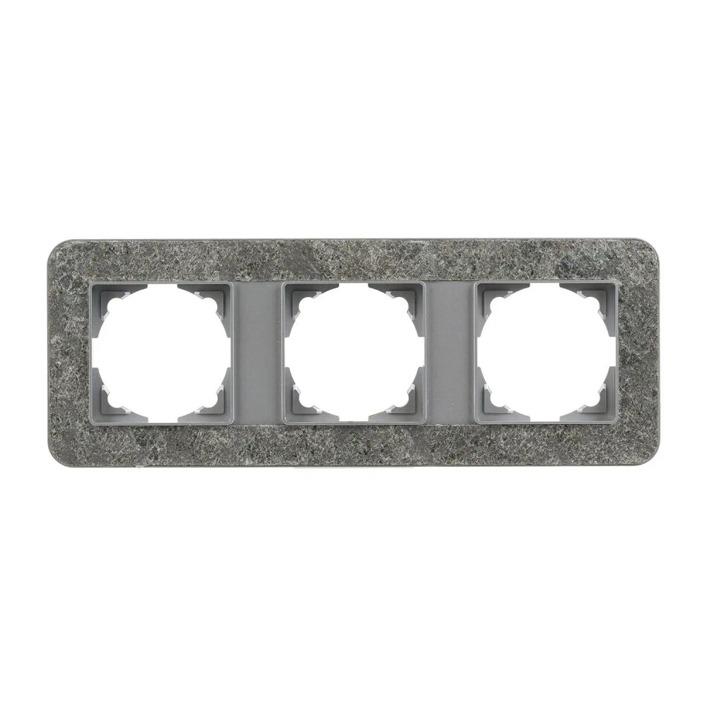 Radius Elements Üçlü Çerçeve, Gümüş / Silver Gray - Günsan Elektrik