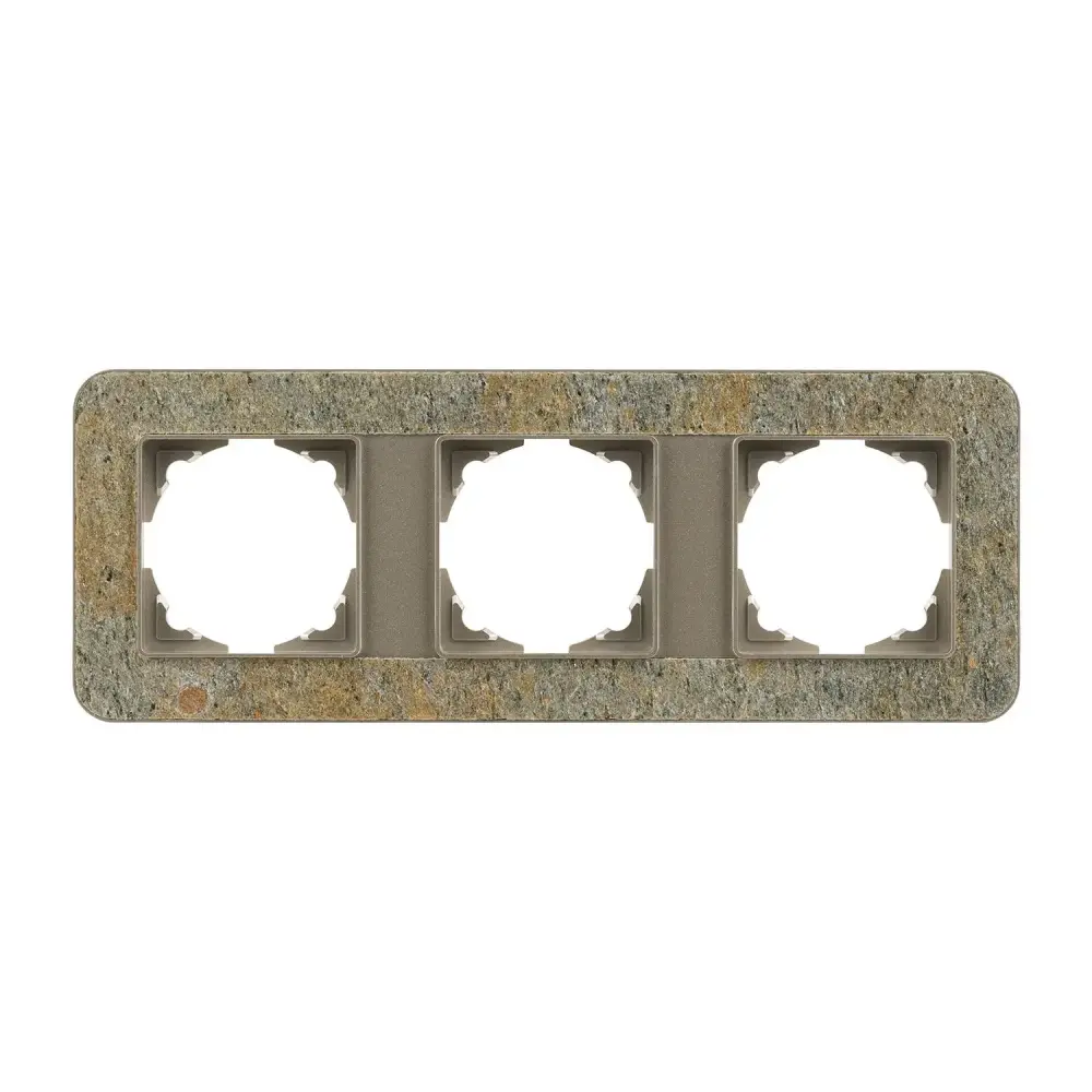 Radius Elements Üçlü Çerçeve, Metalik Bej / Silver Gold - Günsan