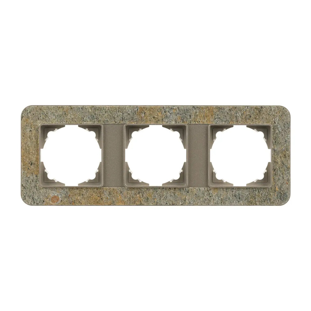 Radius Elements Üçlü Çerçeve, Metalik Bej / Silver Gold - Günsan Elektrik