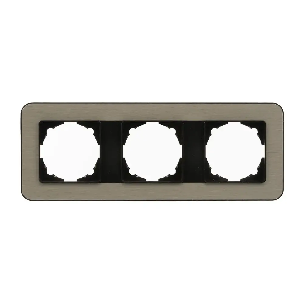 Radius Elements Üçlü Çerçeve, Metalik Siyah / Bronze - 1