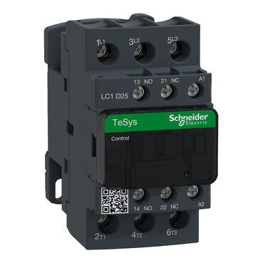 LC1D25P7 - TeSys D contactor - 3P(3 NO) - AC-3 - <= 440 V 25 A - 230 V AC coil - Schneider Electric