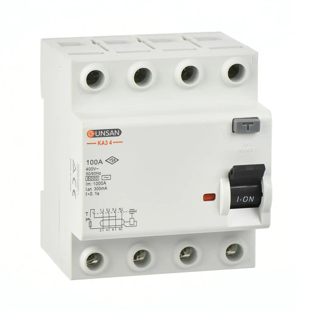 Valta Kaçak Akım 4P 6kA 300mA 100A - Günsan Elektrik