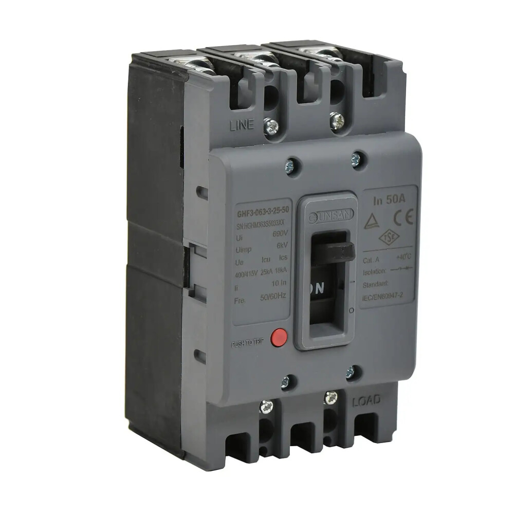 MCCB 3P 25kA Fix.25A - Günsan