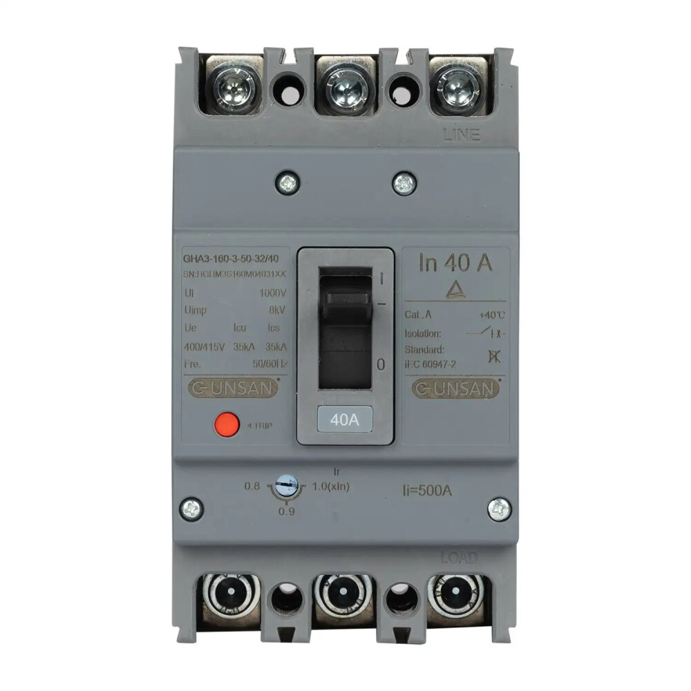 Valta Kompakt Şalter Ayar Sahalı 3P 40A 40℃ - Günsan Elektrik