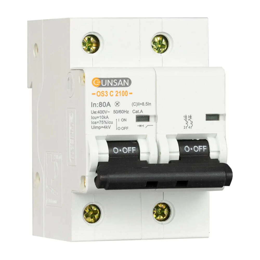 Valta Otomatik Sig. 2P 10kA C Tip 80A - Günsan Elektrik