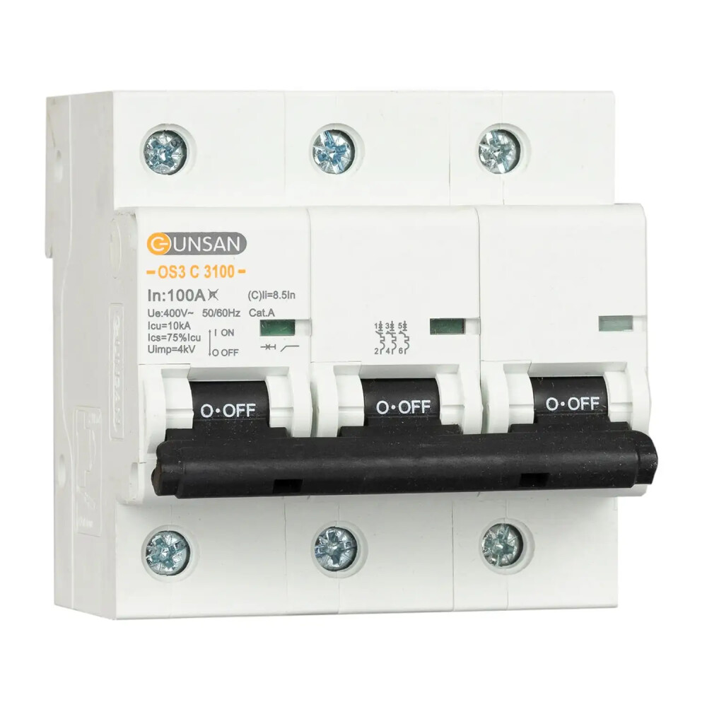 Valta Otomatik Sig. 3P 10kA C Tip 100A - Günsan Elektrik