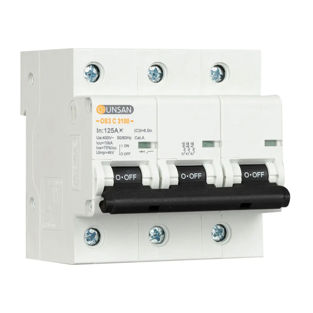 Valta Otomatik Sig. 3P 10kA C Tip 125A - Günsan Elektrik