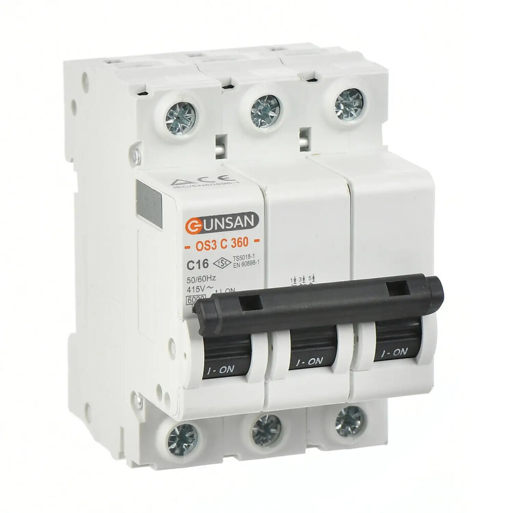 Valta Otomatik Sig. 3P 6kA C Tip 25A - Günsan Elektrik