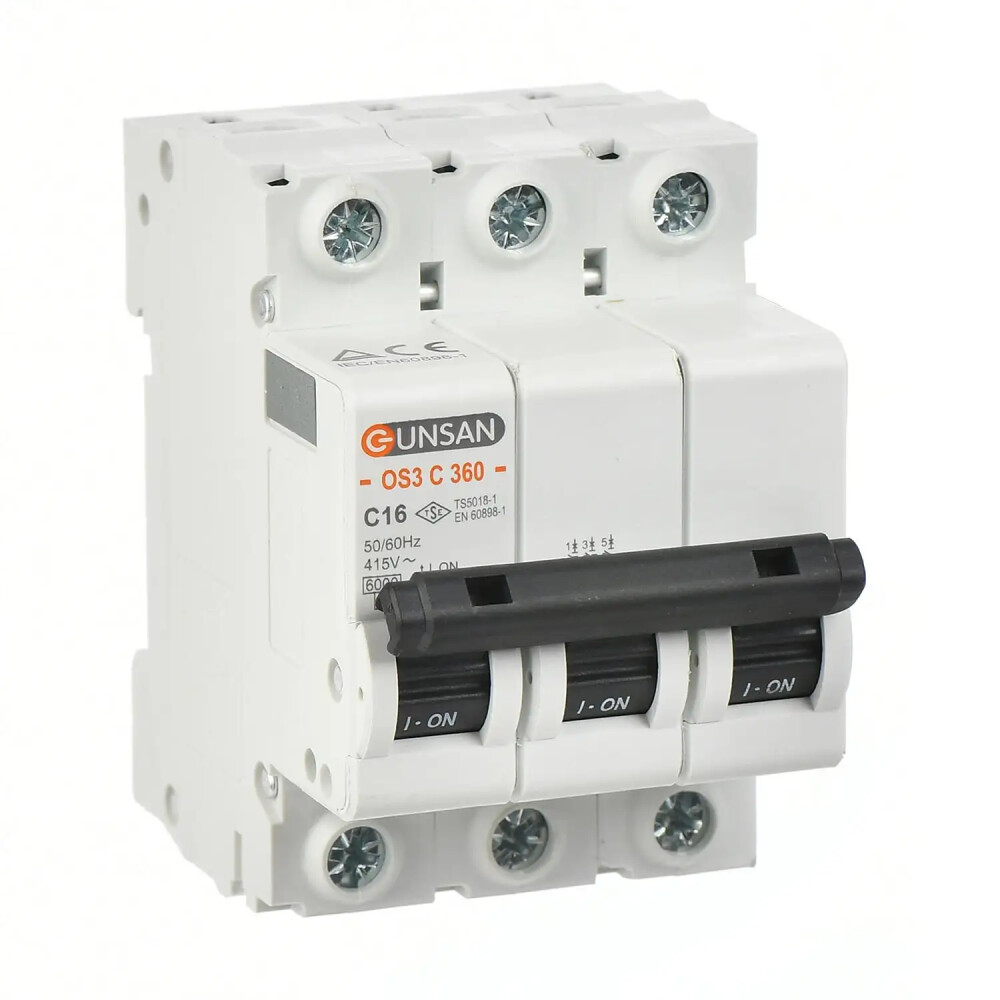 Valta Otomatik Sig. 3P 6kA C Tip 2A - Günsan Elektrik