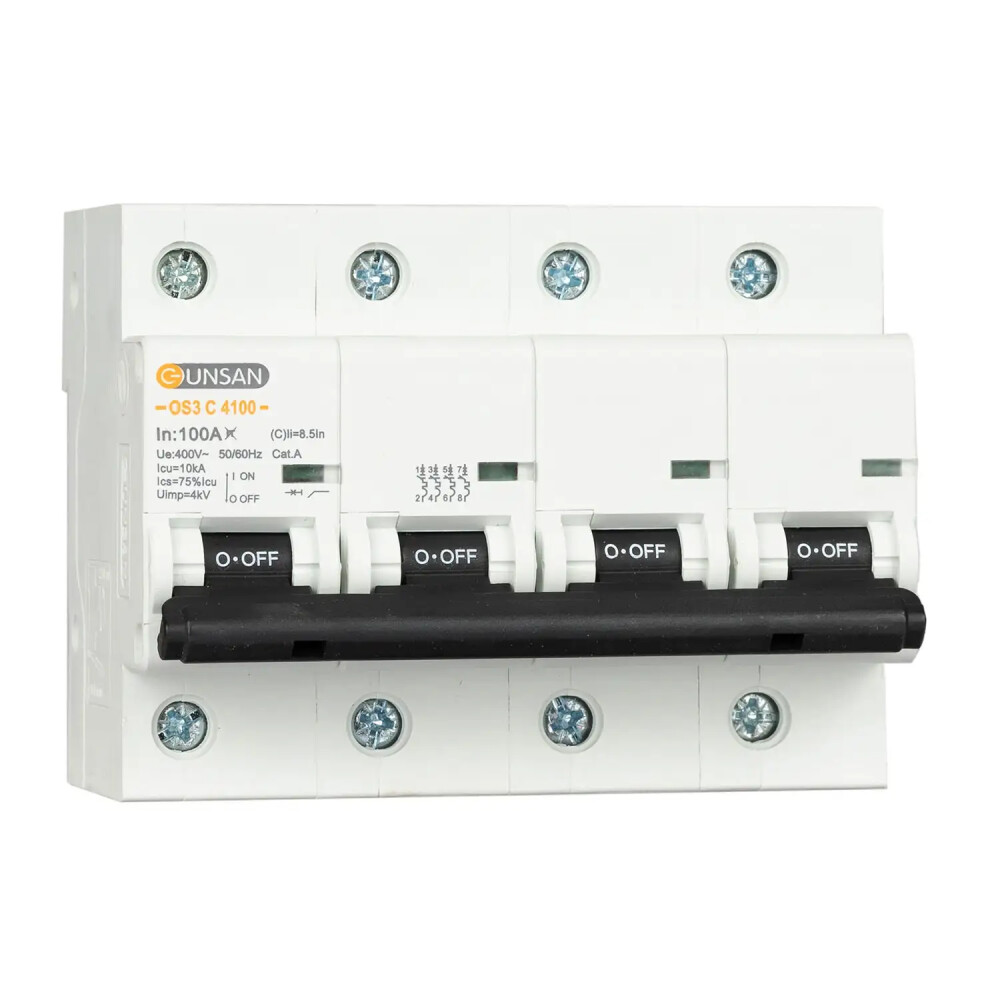 Valta Otomatik Sig. 4P 10kA C Tip 100A - Günsan Elektrik