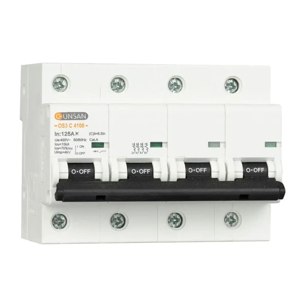 Valta Otomatik Sig. 4P 10kA C Tip 125A - Günsan