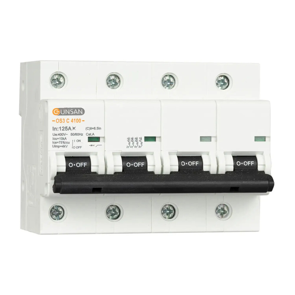 Valta Otomatik Sig. 4P 10kA C Tip 125A - Günsan Elektrik