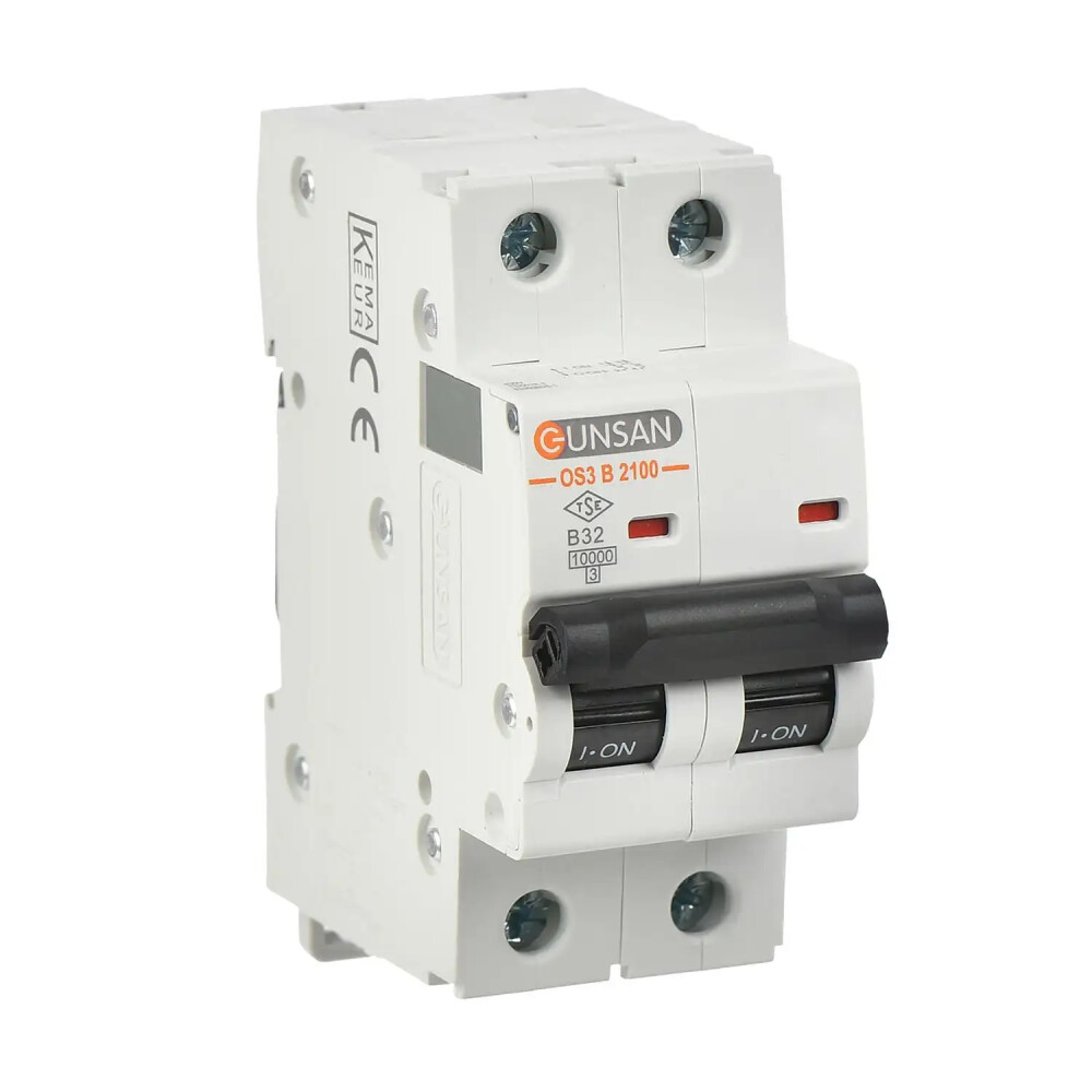 Valta Otomatik Sig.10kA B Tip 2P 10A - Günsan Elektrik