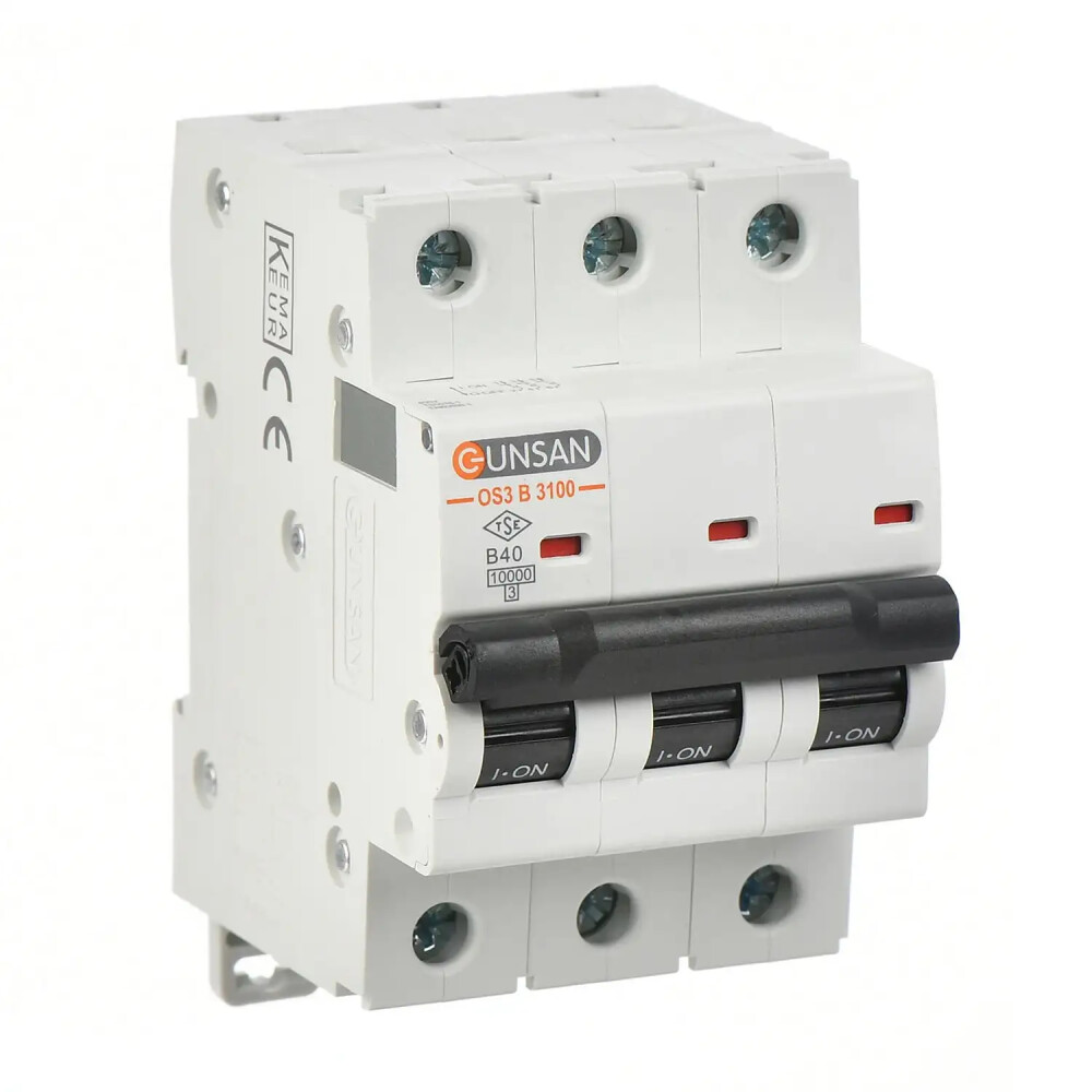 Valta Otomatik Sig.10kA B Tip 3P 63A - Günsan Elektrik