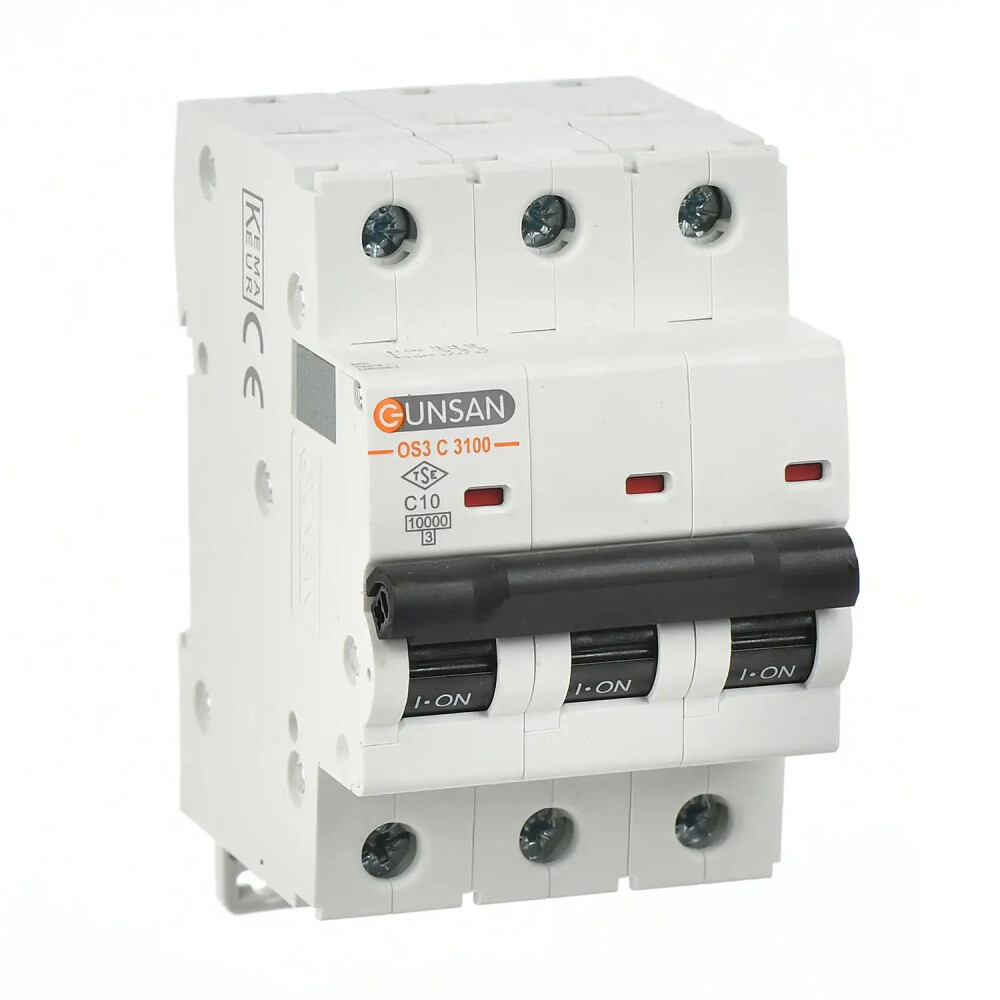 Valta Otomatik Sig.10kA C Tip 3P 50A - Günsan Elektrik