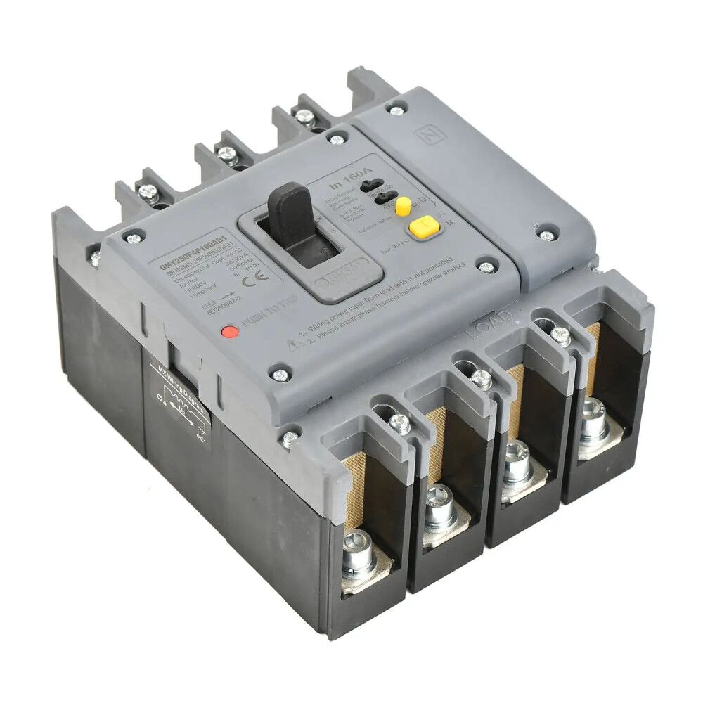 Valta Yangın Korumalı Kompakt Şalt. 4P 50kA 100/300/500mA 125A - Günsan Elektrik