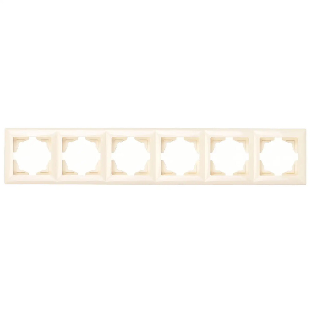 Visage Altılı Çerçeve, Krem - Günsan Elektrik