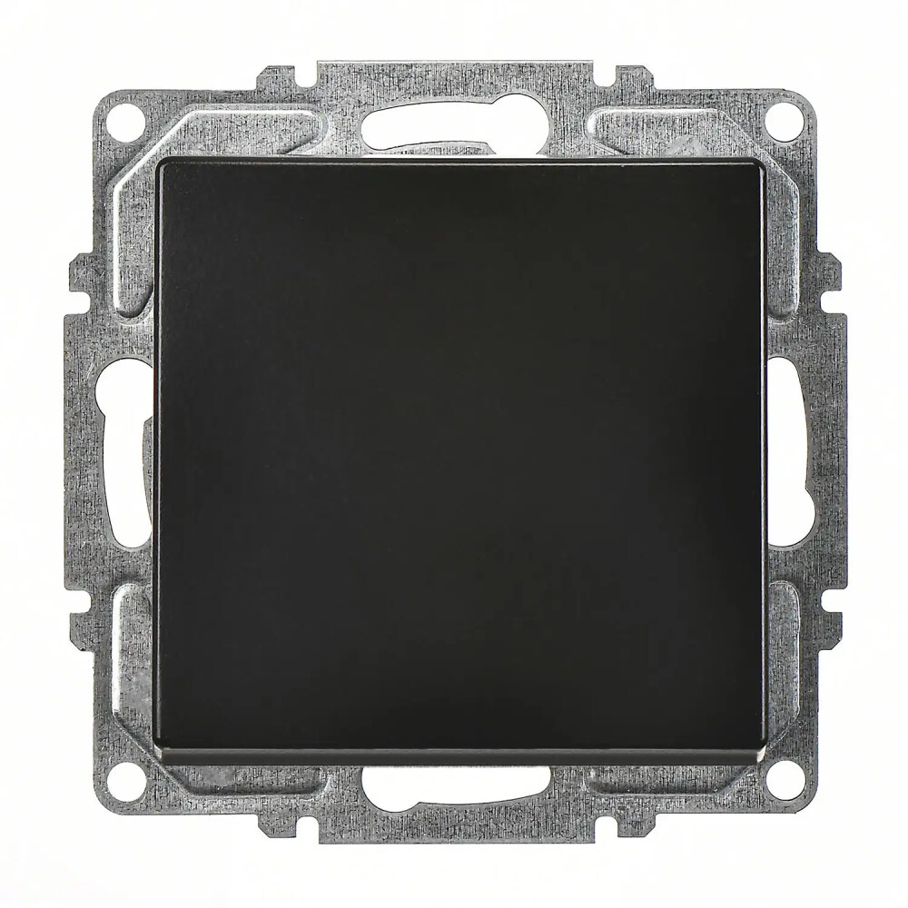 Visage Anahtar (klipsli), Metalik Siyah (Mekanizma + Tuş/Kapak) - Günsan