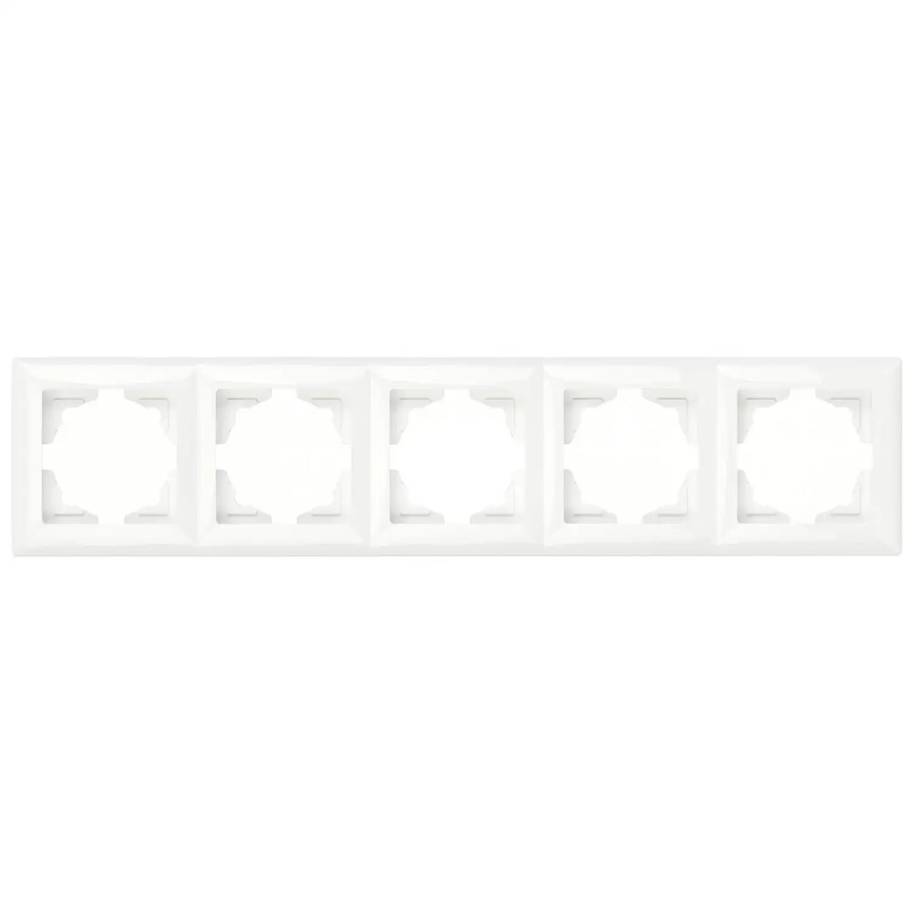 Visage Beşli Çerçeve, Beyaz - Günsan Elektrik