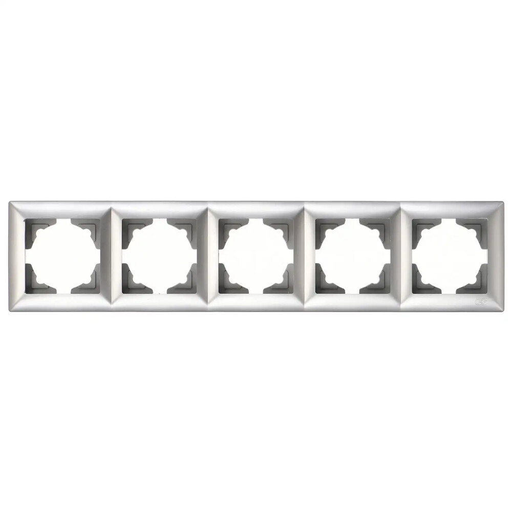 Visage Beşli Çerçeve, Gümüş - Günsan Elektrik