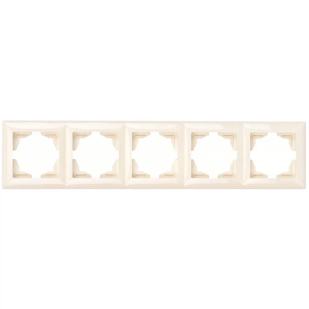 Visage Beşli Çerçeve, Krem - Günsan Elektrik
