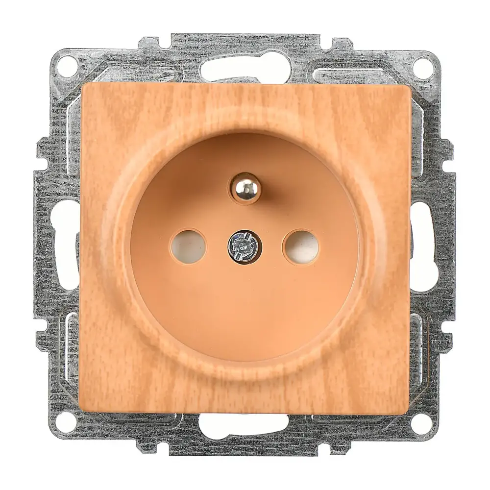 Visage Çocuk Korumalı UPS Priz, Akçaağaç (Mekanizma + Tuş/Kapak) - 1