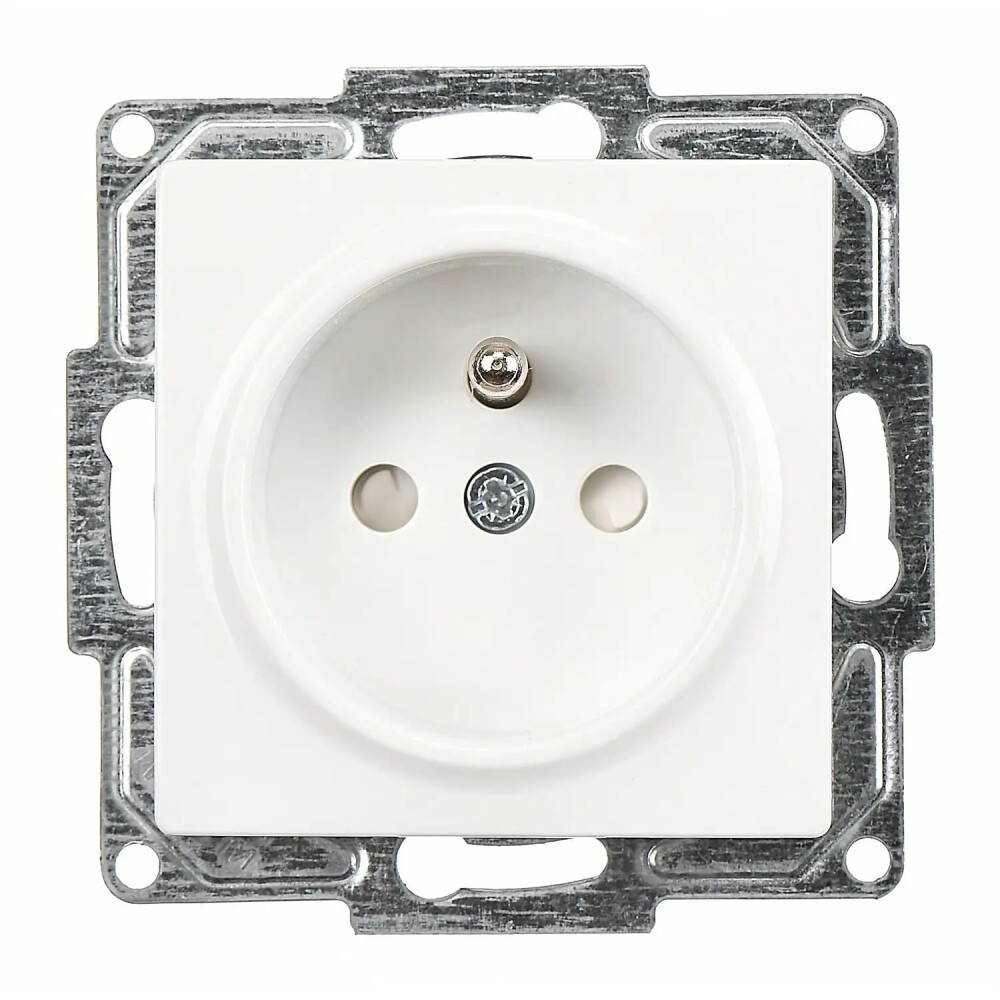 Visage Çocuk Korumalı UPS Priz, Beyaz (Mekanizma + Tuş/Kapak) - Günsan Elektrik