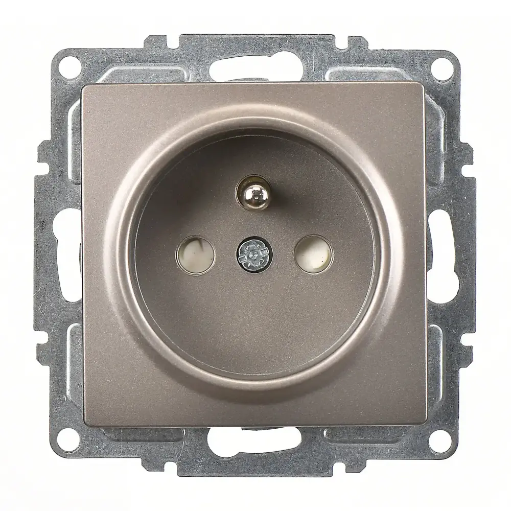 Visage Çocuk Korumalı UPS Priz, Mocha (Mekanizma + Tuş/Kapak) - 1