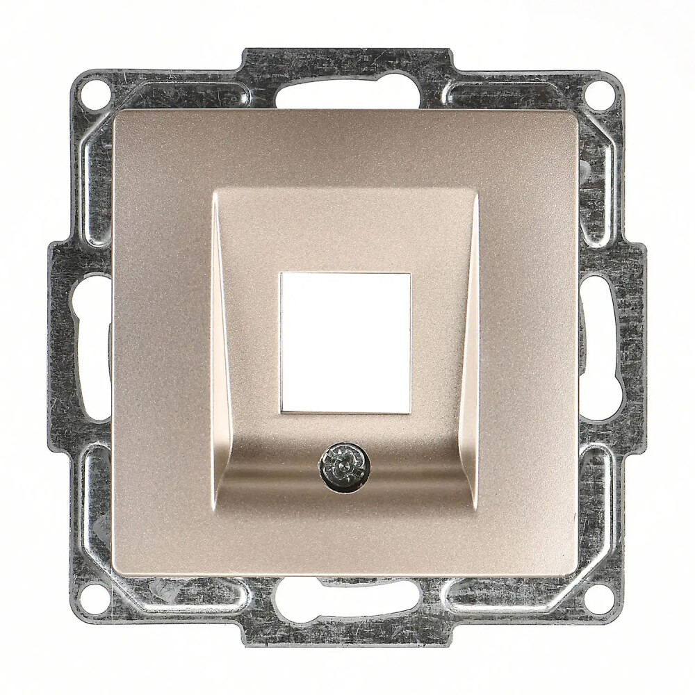 Visage Data Prizi (Jaksız), Metalik Bej (Mekanizma + Tuş/Kapak) - Günsan Elektrik