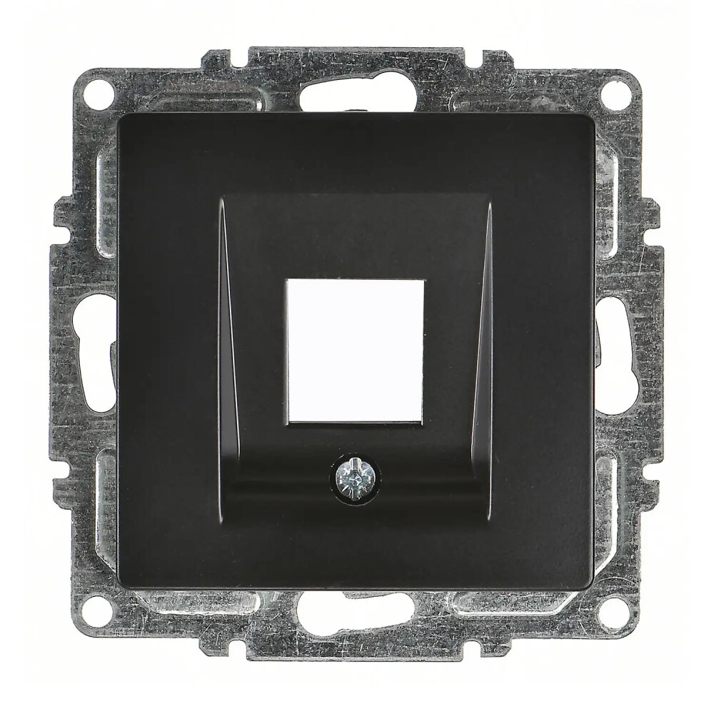 Visage Data Prizi (Jaksız), Metalik Siyah (Mekanizma + Tuş/Kapak) - Günsan Elektrik