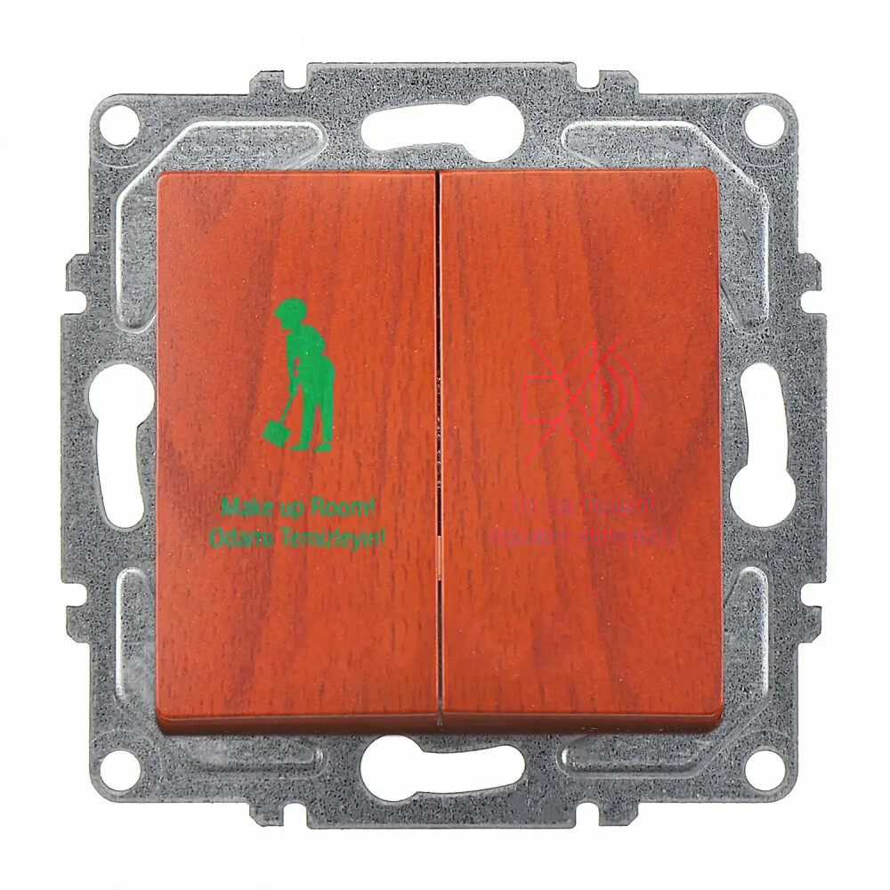 Visage DND/MUR Komütatörü, Kiraz (Mekanizma + Tuş/Kapak) - Günsan Elektrik