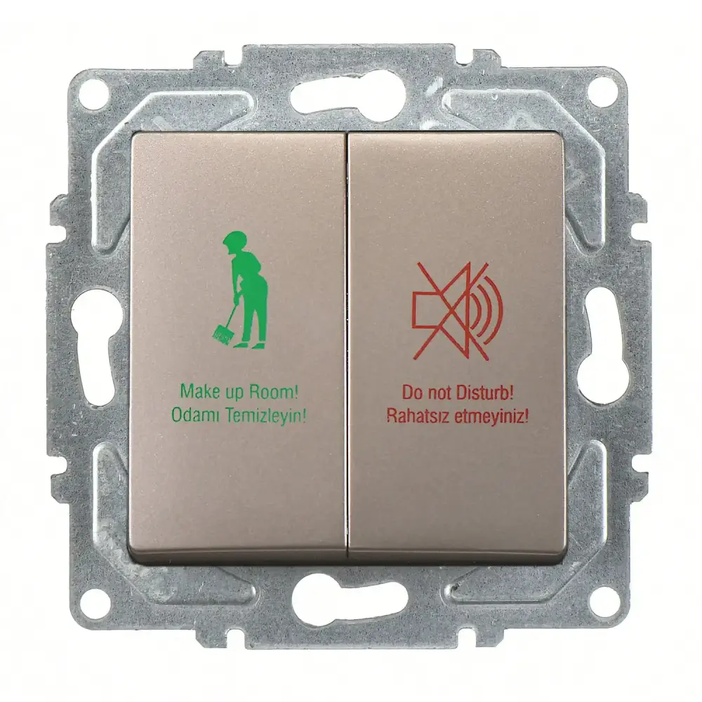 Visage DND/MUR Komütatörü, Mocha (Mekanizma + Tuş/Kapak) 