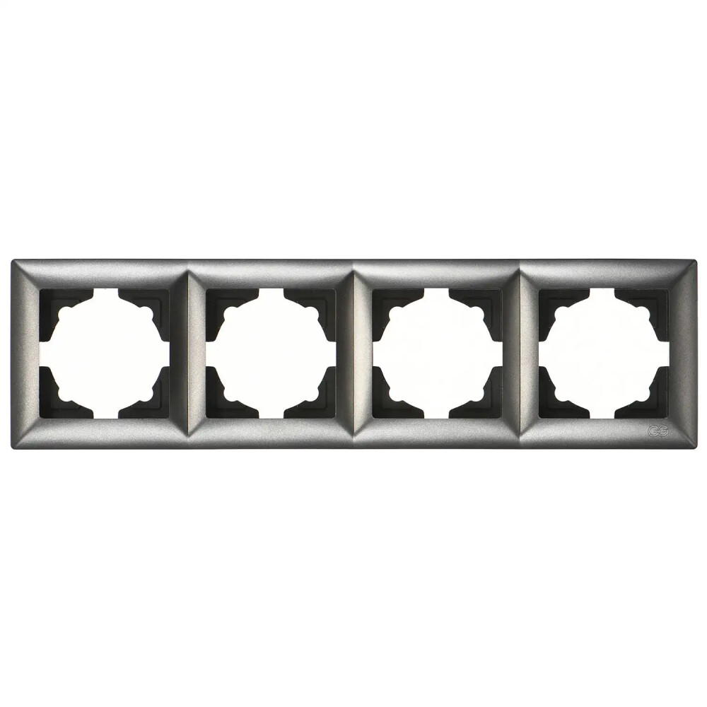 Visage Dörtlü Çerçeve, Füme - Günsan Elektrik