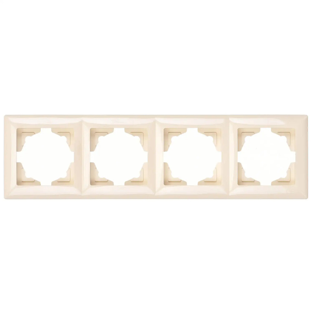 Visage Dörtlü Çerçeve, Krem - Günsan Elektrik