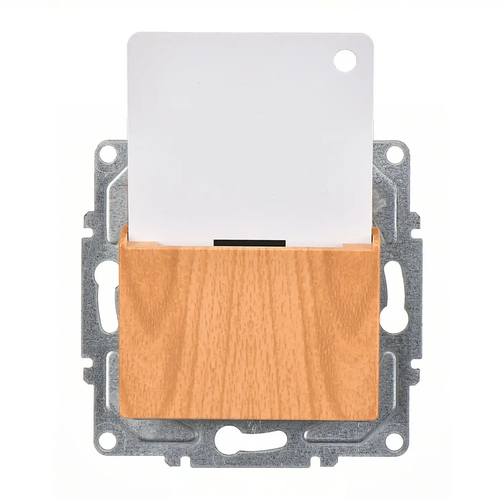 Visage Energy Saver Standart, Akçaağaç (Mekanizma + Tuş/Kapak) - Günsan Elektrik