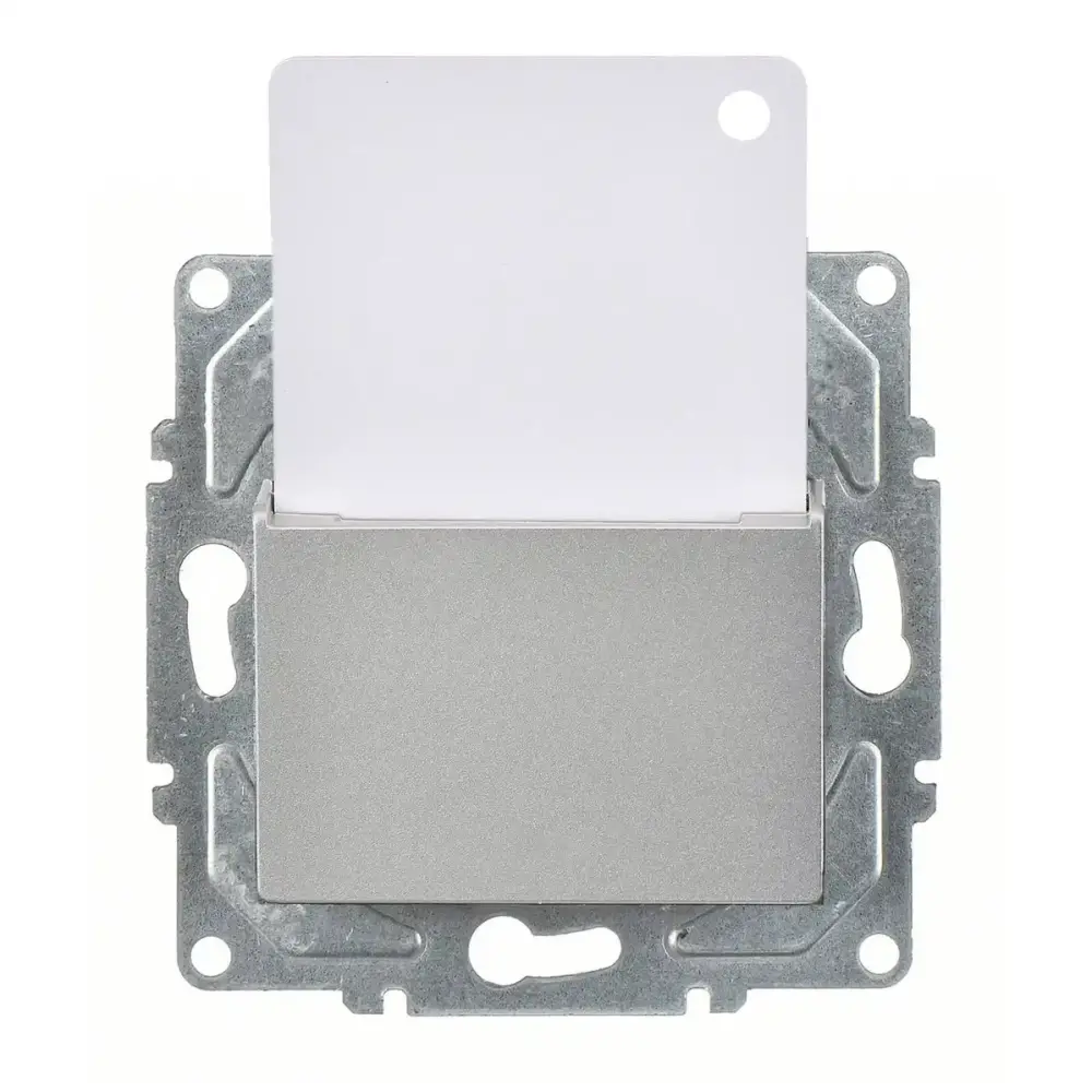 Visage Energy Saver Standart, Gümüş (Mekanizma + Tuş/Kapak) 