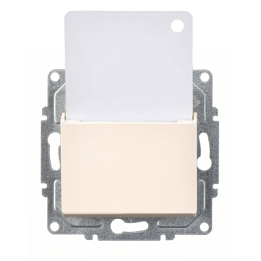 Visage Energy Saver Standart, Krem (Mekanizma + Tuş/Kapak) - Günsan Elektrik