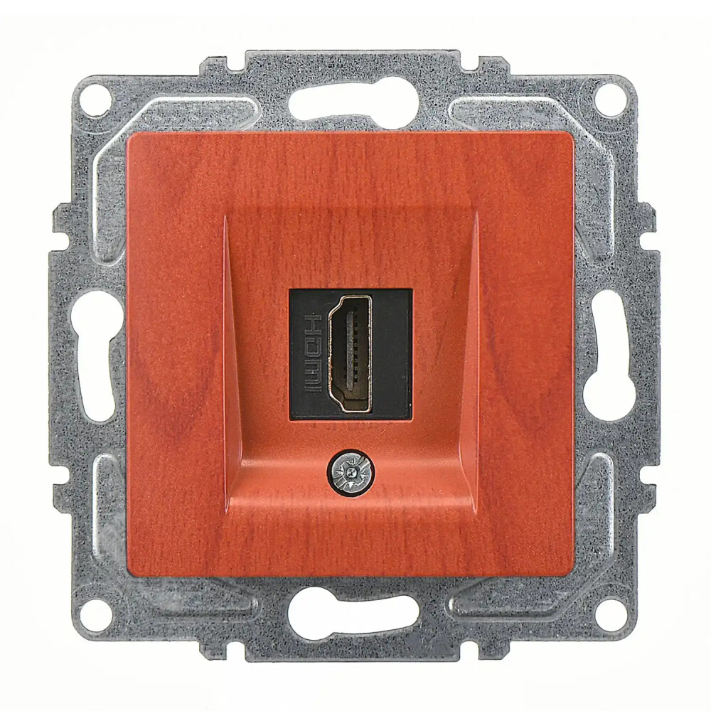 Visage HDMI Prizi, Kiraz (Mekanizma + Tuş/Kapak) - Günsan Elektrik