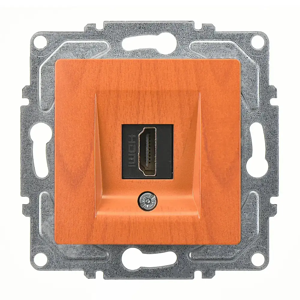 Visage HDMI Prizi, Meşe (Mekanizma + Tuş/Kapak) 