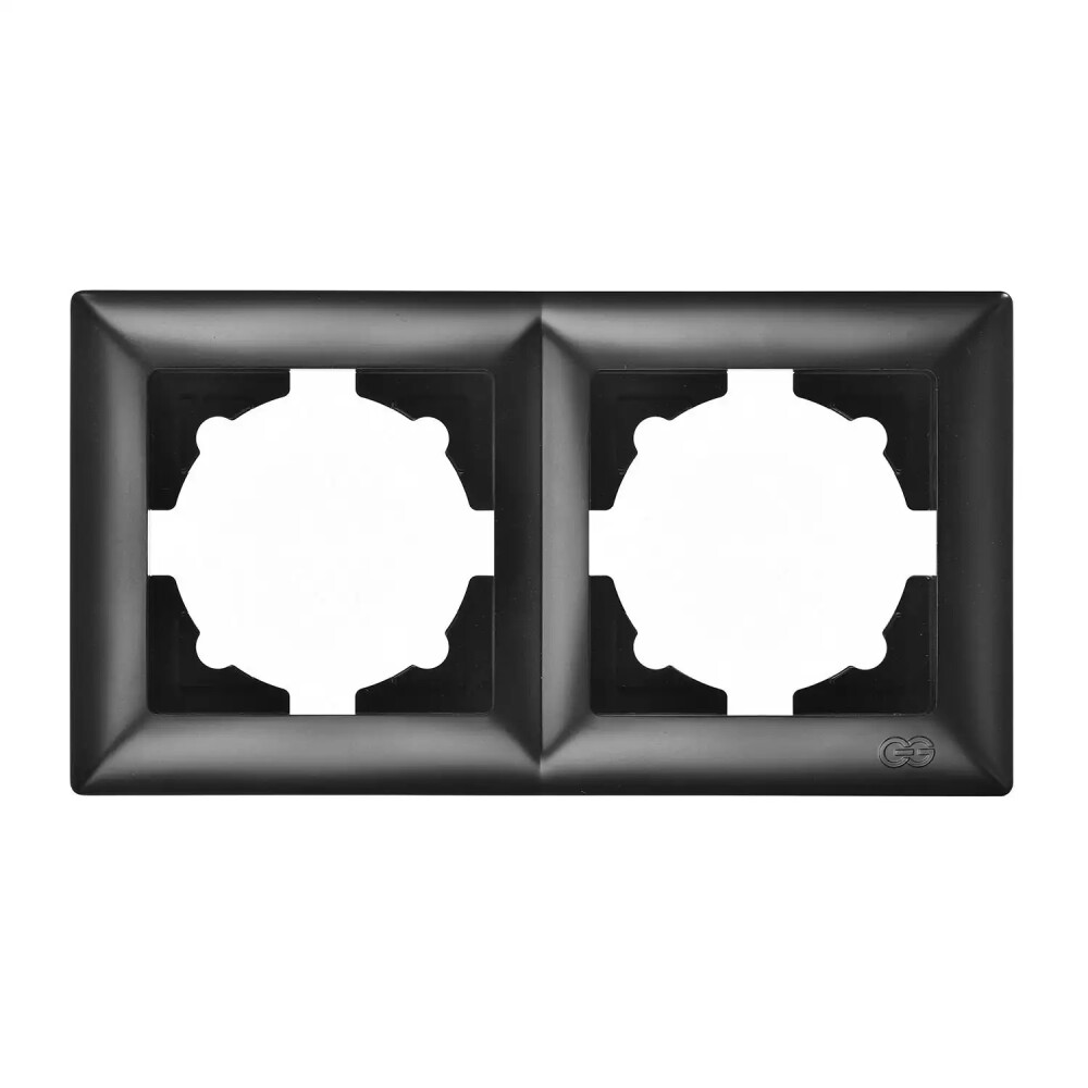 Visage İkili Çerçeve, Metalik Siyah - Günsan Elektrik